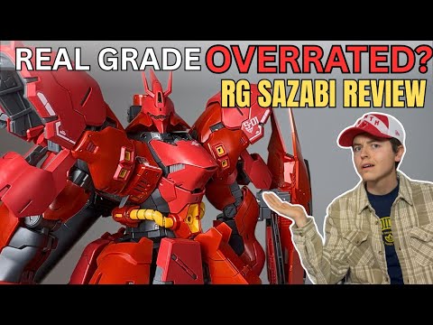 Is Real Grade OVERRATED? RG Sazabi Gunpla Review