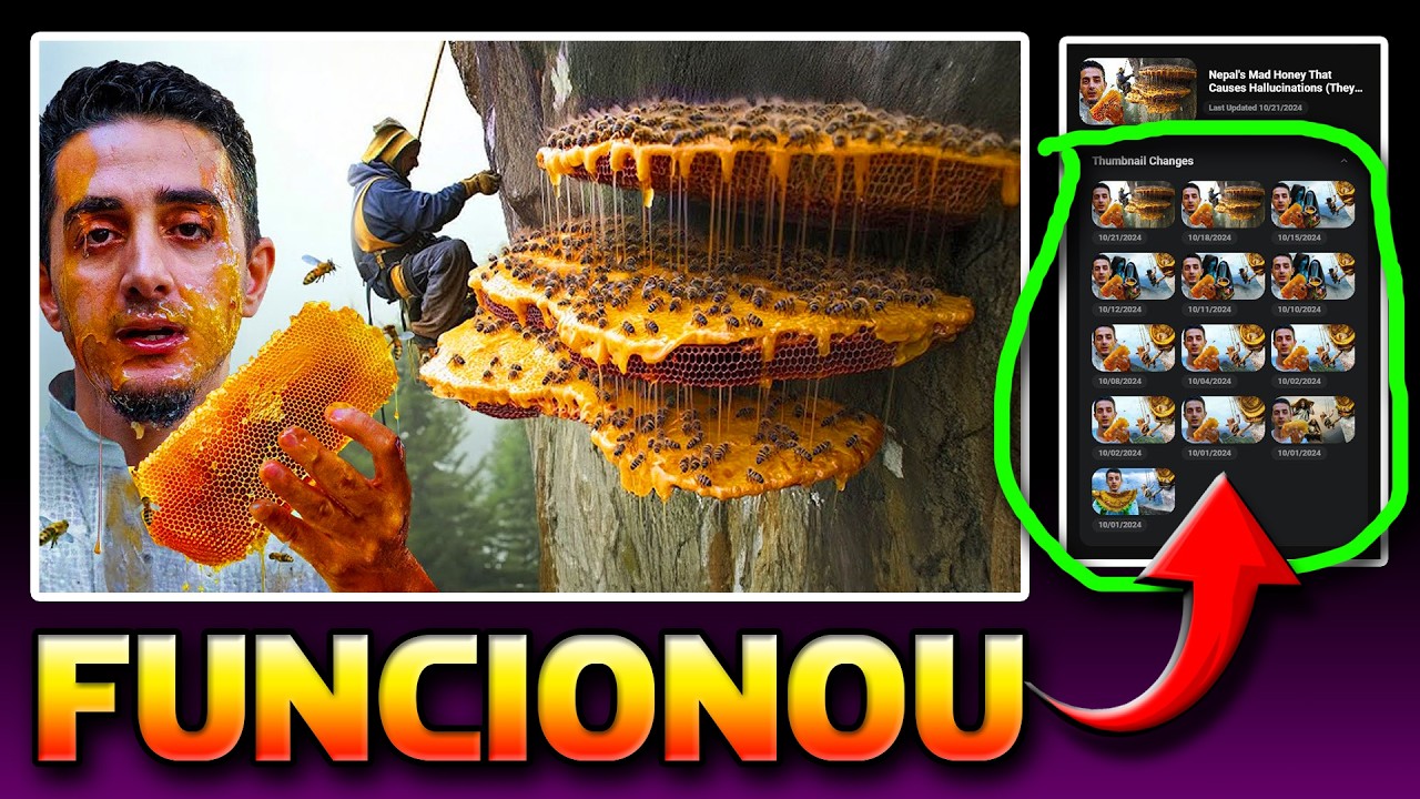 Teste de Thumbnails Funciona? fiz no meu canal do YouTube e ganhei muitas visualizações