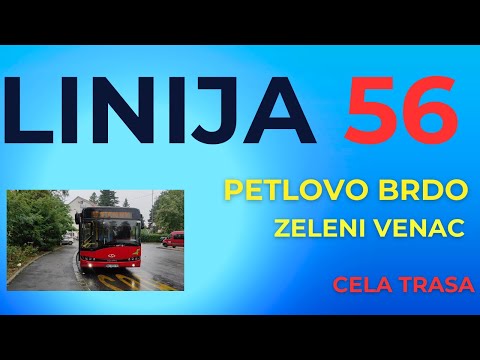LINIJA 56  -  Cela trasa!
