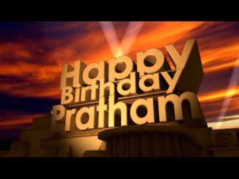 Happy Birthday Pratham