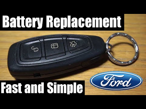 How to replace the battery in a Ford Kuga key fob