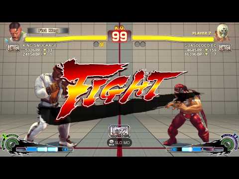 "Best Bout Replays"  USF4 - KING SMUGKAGE vs GUASOLOCO EC (1080p HD)
