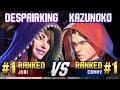 SF6 ▰ DESPAIRKING | LONGZHU (#1 Ranked Juri) vs KAZUNOKO (#1 Ranked Cammy) ▰ High Level Gameplay