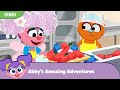 Abby's Amazing Adventures | Cafeteria Lunch | Yummy Food Adventure!