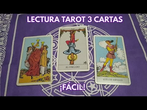 LECTURA TAROT 3 CARTAS CON RIDER WAITE. #lecturatarot #trescartas #riderwaite #aprendetarot #tarot