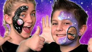 Planets and Stars Face Paint | Easy Face Paint Ideas for Kids | We Love Face Paint