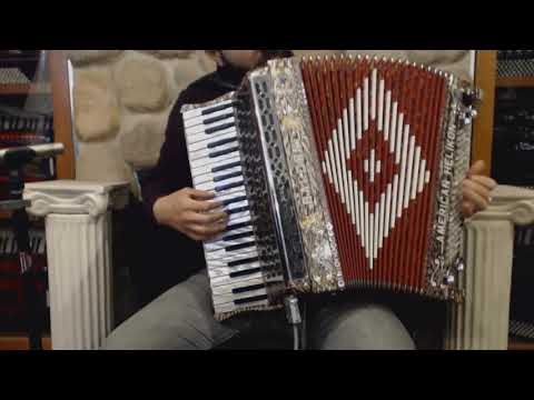 3378 - Decorated Baldoni American Helikon Piano Accordion MMM 41 120 $3499