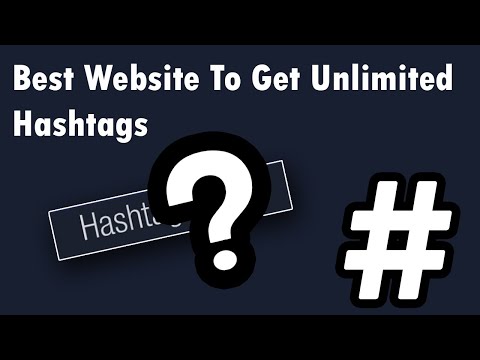 Best Website To Get Your Hashtags For Free | Unlimited | 2021