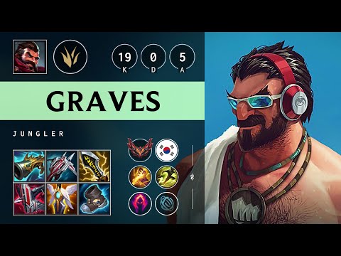 Graves Jungle vs Viego - KR Grandmaster Patch 25.19