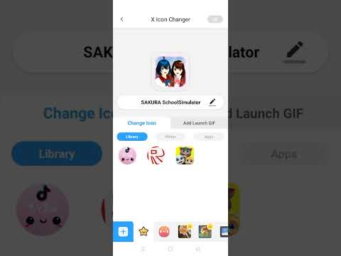how to use X icon changer watch this video! that's how to use X icon changer