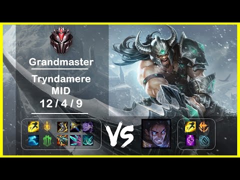 KR GrandMaster Replays Mid Tryndamere vs Sylas Ep.3263