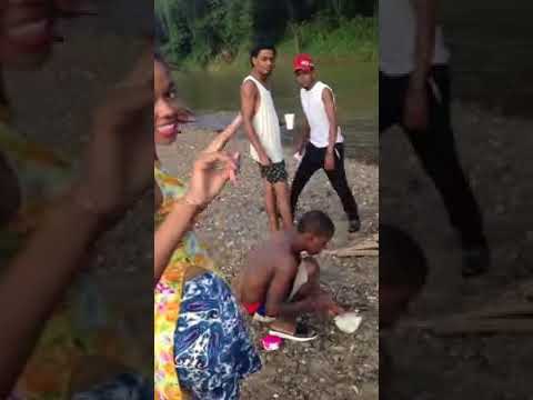 GOZADERA EN EL RÍO CON LOS PANA