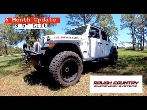 Jeep Gladiator 3.5" Lift | 6 Month Review | Rough Country Lift Kit