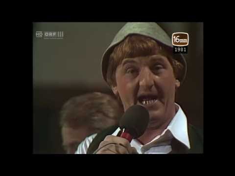 Eröffnung erster Musikanten Sadl 1981 Karl Moik und Hias mit Laurenziberg (Ausschnitt)