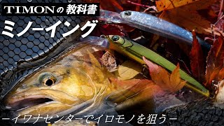 【TIMONエリアトラウト】ミノーイングの教科書/HOWTOスライドン&TCレイゲン/門澤康宏
