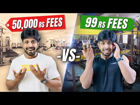 I Trained at Chennai’s MOST EXPENSIVE GYM VS CHEAPEST GYM 💪🏻🏋🏻 (Fees-50,000Rs😳🤯)