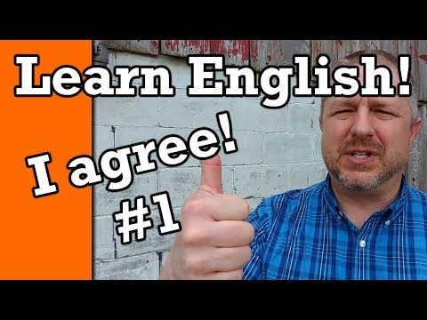 Part 1: Learn How to Agree in English | Video with Subtitles
