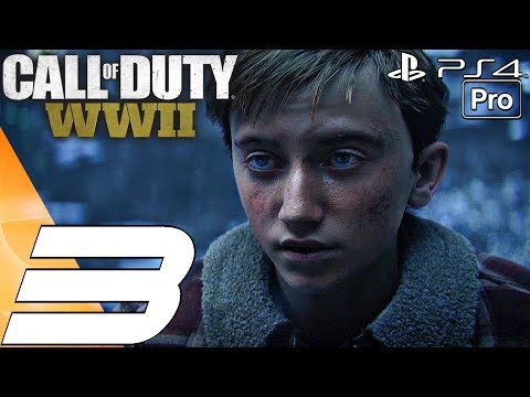 Call of Duty WW2 - Gameplay Walkthrough Part 3 - Stronghold (Campaign) PS4 PRO