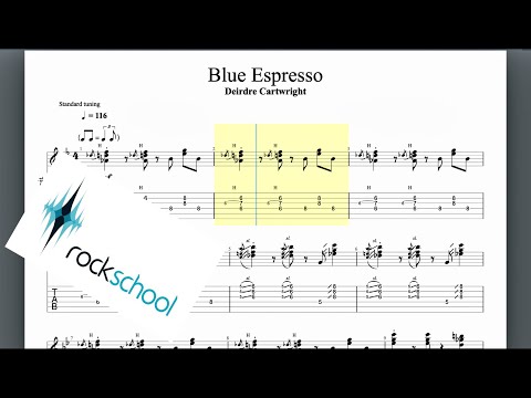  Blue Espresso Rockschool Grade 6 Guitar