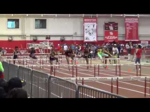 2015 Carl Lewis High School Invitational | Girls 60mH Semi-Finals | 8.66