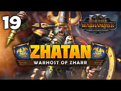 THE FLAMING TAURUS! Total War: Warhammer 3 - Zhatan the Black - Chaos Dwarf [IE] Campaign #19