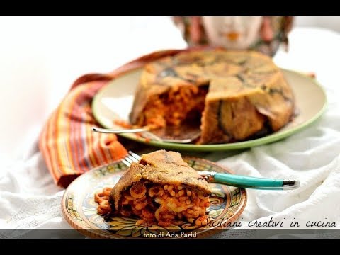 Siciliani Creativi - Timballo di anelletti siciliani al forno - Sicilian anelletti timbale