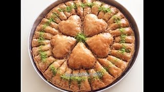Ustasından kalp şeklinde fındıklı baklava tarifi (püf noktalarıyla beraber)