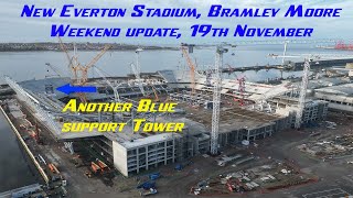 New Everton Stadium, Bramley Moore. Weekend update 19th November 2022