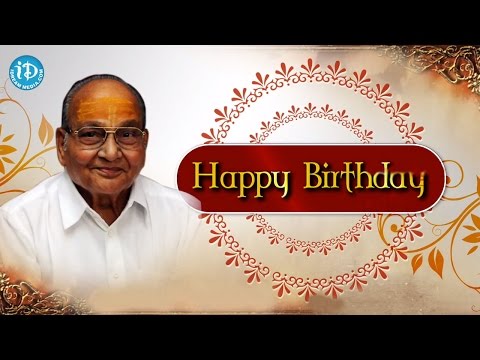 Happy Birthday Kala Thapasvi - K. Vishwanath Garu