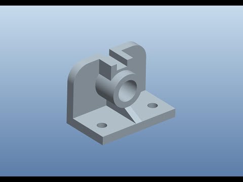 Basic Part Model 3 in Pro-E/Creo..../by BE COOL