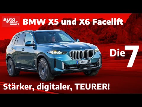 BMW X5 and X6: More powerful, more digital, €13,000 more expensive! 7 facts about the facelift | ...