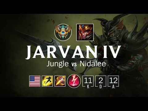 Jarvan IV Jungle vs Nidalee - NA Challenger Patch 8.2