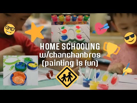 Home schooling (painting for chanchanbros)
