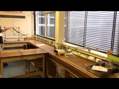 Standing waves on the wave machine
