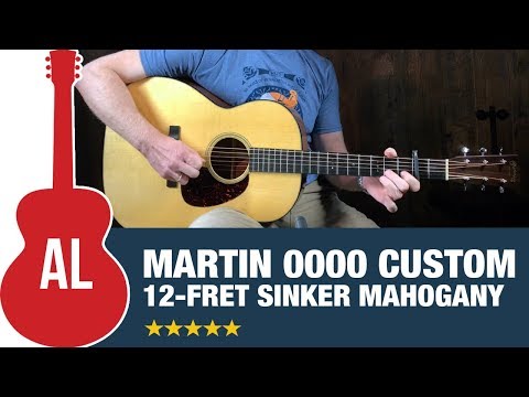 Martin 0000 Custom Sinker Mahogany 12-Fret 2018 Natural image 11