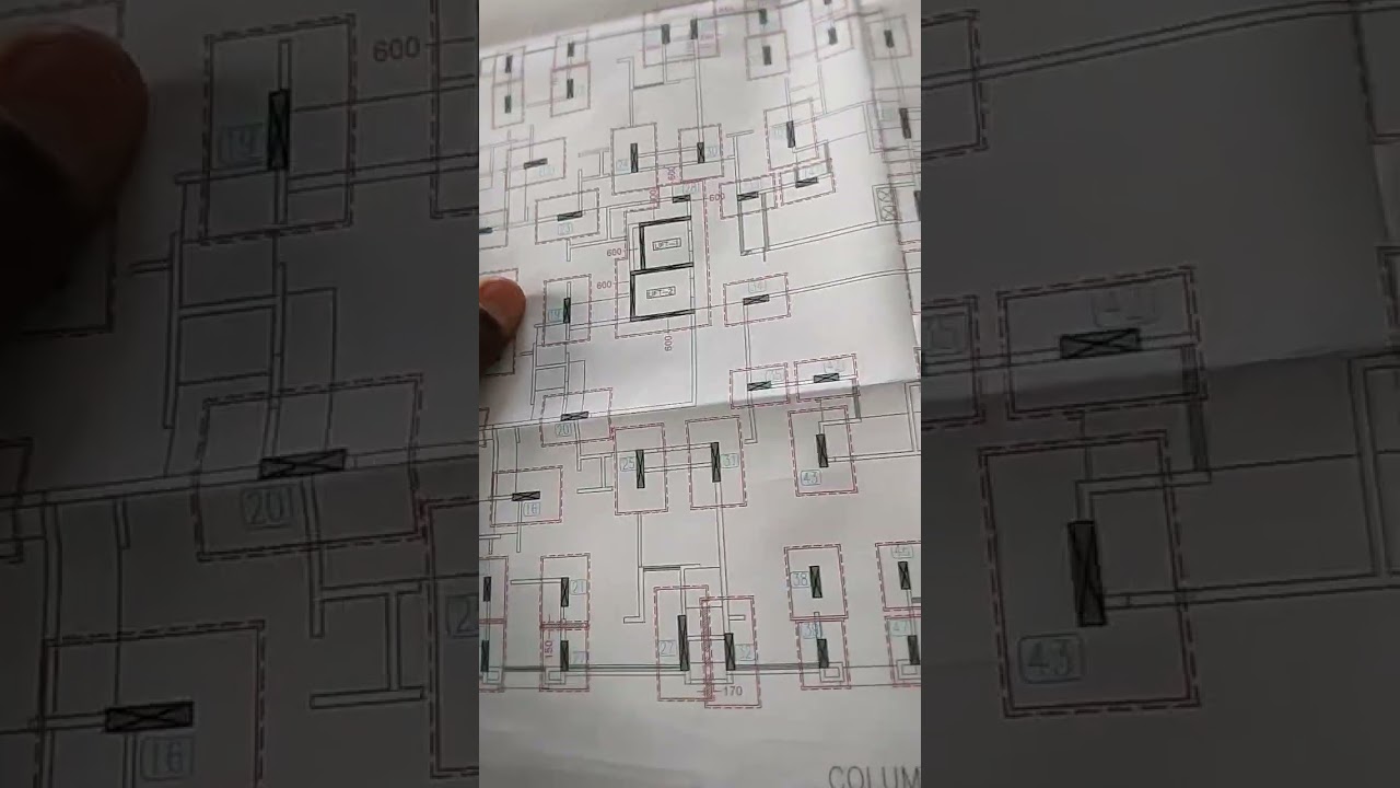 15th floor building Drawing reading #civilengineering #civil_site_engineer #shorts #youtubeshorts