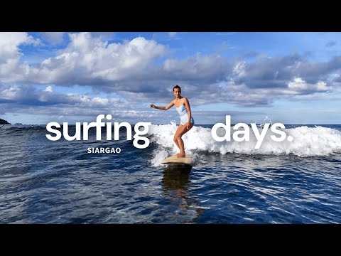 Surfing in Siargao Philippines | Solo travel vlog
