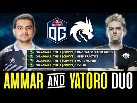 AMMAR trolling TI Champ YATORO - OG x TSPIRIT Connections DOTA 2