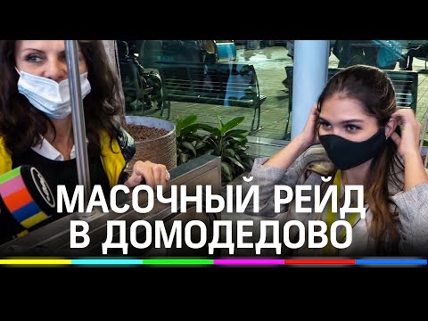 В аэропорту Домодедово проверили соблюдение масочного режима