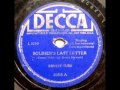 Ernest Tubb. Soldier´s Last Letter (Decca 6098, 1944)