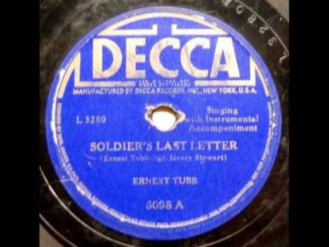 Soldiers Last Letter - Ernest Tubb