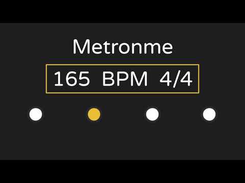 Metronome | 165 BPM | 4/4 Time (with Accent )