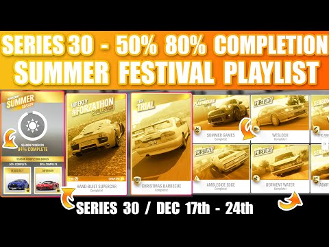 Thumbnail for FH4 SUMMER FESTIVAL PLAYLIST 50% 80% COMPLETION SERIES 30 Fiat X1/9 Derwent Water Speed Zone 97 mph by Fiat x1/9