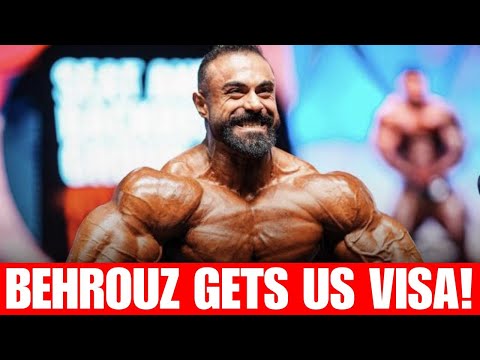 🚨BEHROUZ TABANI GETS US VISA FOR 2025 MR. OLYMPIA!