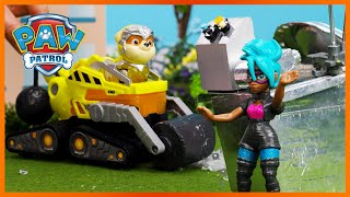 Mighty Pups Save Adventure City from a Hailstorm | PAW Patrol | Toy Play Episode for Kids