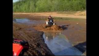 preview picture of video 'Mudding in Murphy North Carolina on ATVs'