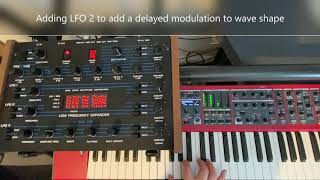 Video thumbnail for Yorick Tech Low Frequency Expander modulating the Nord Wave 2 by Steve Hunt (Yorich Tech)