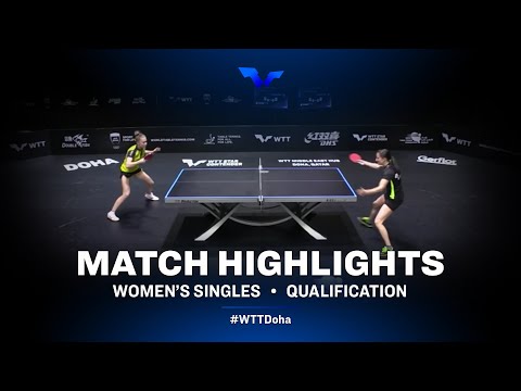 Christina Kallberg  vs Sabine Winter | WTT Star Contender Doha 2021 | WS | QUAL Highlights