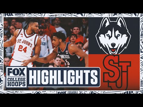 No. 3 UConn Huskies vs. No. 22 St. John's Red Storm 🏀 FOX College Hoops