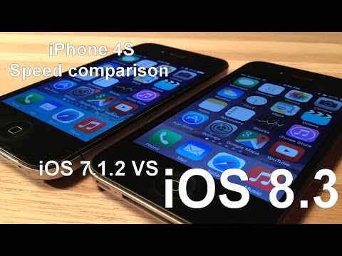 iOS 8.3 vs 7.1.2 on iPhone 4S